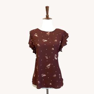 LOFT Tops - Flower Print Blouse LOFT Tops - Flower Print Blouse